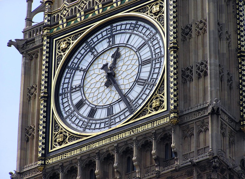 Часы Лондона Биг Бен Фото